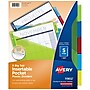 Avery Big Tab Insertable Plastic Divider, 5 Tabs, Multicolor, 1 Set (11902)~#|#~33CB675B-338F-422A-A9B709B8C890A2B9_sc7