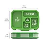 bentgo Kids Bento Box, 5-Compartment, Green, 19 oz. (BGOKIDS-G)~#|#~33D83DA1-7CD9-4EAD-82A62F186D2EE76B_sc7