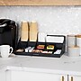 Mind Reader 11 Compartment Plastic Condiments Countertop Organizer, Black (COMORG-BLK)~#|#~33F6007C-48DB-4E88-84A5F827A96B7DF6_sc7