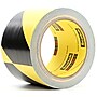 3M Striped Safety Tape, 2" x 36 yds., Black/Yellow (5702)~#|#~33FA19C4-3EBF-4AEF-ABCA7C078B72D3B4_sc7