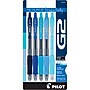 Pilot G2 Blues Retractable Gel Pen, Fine Point, 0.7mm, Assorted Ink, 5/Pack (XPO31001)~#|#~33FFE46C-3CCF-4054-A55F2E7E75CDEC0D_sc7