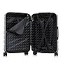 InUSA Trend 3-Piece Hardside Spinner Luggage Set, Black (IUTRESML-BLK)~#|#~341DC21D-512D-4817-A1B4CE511085A653_sc7