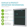 Ghent Vinyl Bulletin Board, Satin Frame, 2' x 1.5' (PA12418VX-183)~#|#~3423B582-56D0-4CED-8B0CF4403B21C33A_sc7