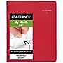 2027-2028 AT-A-GLANCE 9" x 11" Calendar Year Monthly Planner, Faux Leather Cover, Red (70-250-13-27)~#|#~34263909-BFF3-46A5-8135D1CFC52BED81_sc7