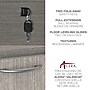 Alera Valencia Full Pedestal File Drawers, 2 Legal/Letter-Size, 15.63" x 20.5" x 28.5", Gray~#|#~344B8B14-1059-4D28-B7E97FFCDE9409EF_sc7