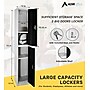 AdirOffice 72'' 2-Tier Black Storage Locker (629-202-BLK)~#|#~344CDFC1-D240-49CB-A973CA0998EC6B27_sc7