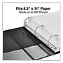Universal Economy 2" 3-Ring View Binders, D-Ring, Matte Black (UNV20745)~#|#~34574A57-E115-4743-96CA3F6F0F65CA56_sc7