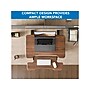 Mount-It! 30"W Manual Rectangular Adjustable Standing Desk Converter, Dark Walnut Woodgrain (MI-15006S)~#|#~34577FF9-9554-4555-AAA6E864C4D95F9F_sc7
