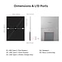 ViewSonic VG1457 14" WUXGA LED 60Hz Dual Screen Portable Monitor, Universal Docking Station~#|#~345F256F-C091-48C9-ABA5C5071DA5C533_sc7