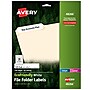 Avery EcoFriendly Laser/Inkjet File Folder Labels, 2/3" x 3-7/16", White, 750 Labels/Box (48266)~#|#~347F5B03-EAEB-4186-91AB5F5BDBFFEFC4_sc7