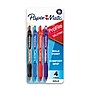 Paper Mate Profile Retractable Ballpoint Pen, Bold Point, Assorted Ink, 4/Pack (89473)~#|#~34809377-DB5C-48E3-844297378B935184_sc7