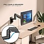 Mount-It! Heavy Duty Adjustable Monitor Wall Mount with Gas Spring Arm, Up to 49" Monitor, Black (MI-12009)~#|#~348F18EE-2E58-4089-A15C91E57BBDD572_sc7