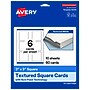 Avery Square Integrated Cards, Matte White, 60/Pack (19479399832)~#|#~34AD6809-CB1E-4F7B-B791933F5DC214E5_sc7