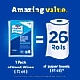 CloroxPro Handi Wipes Cotton Cleaning Cloths, Blue/White, 72 Cloths/Pack (60942)~#|#~34B6402D-EAC3-48CC-960BDAF317AFC049_sc7