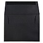 JAM Paper A6 Invitation Envelope 4 3/4" x 6 1/2", Black Linen, 100/Pack (68999d)~#|#~34BE4380-6151-42DB-A711472EAEBC5C79_sc7