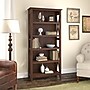 Bush Furniture Key West 66"H 5-Shelf Bookcase with Adjustable Shelves, Bing Cherry Laminate (KWB132BC-03)~#|#~34CC8A09-00A9-42BA-82D7710DDC6BB9FC_sc7