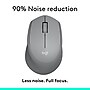 Logitech M330 Silent Plus Wireless Optical USB Mouse, Gray (910-004908)~#|#~87C15D15-4C64-44BD-B082AACEC6340621_sc7