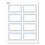 Avery Blue Border w/ Gold Dots Matte Blank Card, White, 80/Pack (S00-D2J)~#|#~35017CD2-3E7A-4055-87F2CC34D60760C8_sc7