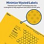 Avery Rectangle Laser/Inkjet Multipurpose Labels, 2.5" x 5", Bright Yellow (120/Box)~#|#~352203B3-CC9A-4B31-A0EC70B72987C95E_sc7
