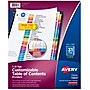 Avery Ready Index Table of Contents Paper Dividers, 1-31 Tabs, Multicolor, 6 Sets/Pack (11831)~#|#~3523631B-D666-4AB8-8D51741C0A815E8B_sc7