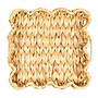Household Essentials Woven Water Hyacinth Scalloped Square Trays (HE1255)~#|#~35249F80-B646-4E14-A691BA916F5D7347_sc7