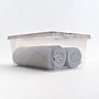 Iris 17 Quart Snap Top Plastic Snap Closure Storage Bin, Clear, 8/Pack (500156)~#|#~35280525-A064-4CC3-9EE7F23FF0C6F29F_sc7