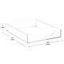 Mind Reader Acrylic Desk Tray, Clear (ATRAY-CLR)~#|#~353CBF94-653E-4350-B78B01AEF7115D0F_sc7
