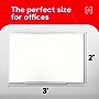 TRU RED Melamine Whiteboard | Dry Erase Board for Wall, White Board with Gray Aluminum Frame, 3 ft x 2 ft~#|#~3560932E-D556-4158-84D90F10C3CE74A1_sc7