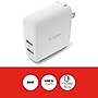 Staples TECH USB-A Wall Charger, 24W, White (ST62318)~#|#~357B3709-8E1B-422E-AD3EF1BC1A219036_sc7