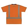Ergodyne GloWear 8286BK High Visibility Short Sleeve Black Bottom T-Shirt, ANSI Type R Class 2, Orange, 5XL (22199)~#|#~3595609E-17E9-4758-9F1340FC46712BBD_sc7