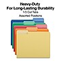 Staples Heavyweight File Folders, 1/3-Cut Tab, Letter Size, Assorted Colors, 50/Box (ST18363-CC)~#|#~35A2CA0F-FA58-44EB-BDD23A01FEABB970_sc7