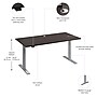 Bush Business Furniture Move 60 Series 60"W Electric Height Adjustable Standing Desk, Storm Gray (M6S6030SGSK)~#|#~35A94347-EBEB-43F7-89F6606206C87C30_sc7