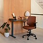 Branch Daily Chair Ergonomic Vegan Leather Swivel Task Chair, Mahogany/Black (11-11-00-57)~#|#~35AD22C4-8666-447D-B92BC3A9D6E64500_sc7
