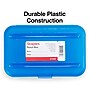 Staples Snap Plastic Cases, 2 1/4"H x 5 5/8"W x 8 1/4"L, Blue (22860)~#|#~35B24A08-8B50-4F5A-8407947CF31009A3_sc7