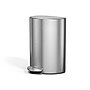 simplehuman Semi-Round Mini Stainless Steel Step Trash Can, 1.6 Gallon (CW2106)~#|#~35BBD39A-7949-42D1-955AF7D6196BDBE1_sc7
