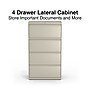 Staples Commercial 4-Drawer Lateral File Cabinet, Assembled, Letter/Legal, Putty/Beige, 30"W (28884D)~#|#~35C21220-9719-49C9-BF18348C583F9CD5_sc7