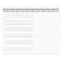 Descant Large Format Edition Professional Notebooks, 11" x 8.5", Staff/Wide Ruled, 32 Sheets, Blue, 24/Case (11033cs)~#|#~35EA62C9-D4DE-48B2-B62E7159DEBB8751_sc7