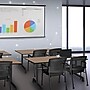 Regency Kobe Flip Top 72"W x 30"D Rectangular Training Room Table, Laminate, With Wheels, Noble Oak (MKFT7230NO)~#|#~35F5D15E-7BDF-45B6-AD0AE88565C79ADB_sc7