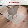 Staples Hard Floor Chair Mat, 46" x 60", Clear Polycarbonate (ST63676)~#|#~35F9045C-6443-4165-912AAF4D19229EE7_sc7