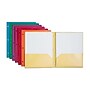 Staples 2-Pocket Plastic Presentation Folder, Color chosen at random (ST55095-CC)~#|#~35FB8328-9631-401F-8190624086B34716_sc7