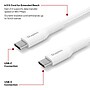 Staples TECH USB-C to USB-C Charging Cable, 6.5 ft, White, Fast Charge/Data Sync Cable, 5-Pack~#|#~3614F120-8631-453F-8A350ED184759ADE_sc7