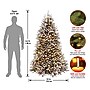 National Tree Company 6.5' Pre-Lit Snowy Dunhill Fir Artificial Christmas Tree (DUF-300-65)~#|#~362C865D-DA68-4C1A-A7B35858899B0810_sc7