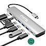 Plugable 7-in-1 USB-C Universal Hub, 100W Charging, Silver (USBC-7IN1)~#|#~363C9F28-2737-4090-93B30F273FE8004E_sc7