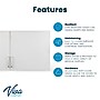 Viva Comfort 36'' H x 48" W Exam Room Medical Cabinet with 48" W Wall Cabinet, 4 Doors, 2 Drawers, Gray (90248NS-GRY-WAL)~#|#~364C6934-3311-47B6-AFD1B61ED8B0A9BA_sc7