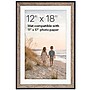 Excello Brands 12" x 18" Wood Picture Frame, Black/Brown (PF-1218-TWTN)~#|#~364CFFCF-5F09-4ED2-9CA2BA47887D3924_sc7