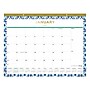 2027 Blue Sky Day Designer Tile 22" x 17" Monthly Desk Pad Calendar, Blue/White (133694-27)~#|#~365FF0BB-7E5C-43D1-8E89ED19F390C1F4_sc7