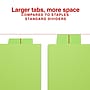 Staples Large Tab Insertable Plastic Dividers, 8‑Tab, Multicolor~#|#~3664CB38-92F7-43E0-AA787C65DCBF6678_sc7