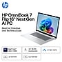 HP OmniBook 7 Flip 16" 2K 2-in-1 Laptop, Intel Core Ultra 7 256V (2024), 16GB RAM, 512GB SSD, +23 Hour Battery, Windows 11 Home~#|#~366C5988-1EC2-4DE6-B24B5AF5502CBBB4_sc7