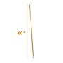 Coastwide Professional™ 60" Wood Push Broom Handle, Threaded Metal Tip (CW57741)~#|#~36707A35-DEBC-4FB0-AB63FD118576D378_sc7