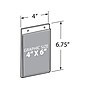 Azar Sign Holder, 4" x 6", Vertical, Wall Mounted, Clear, Acrylic, 10/Pack (162732)~#|#~3679D3BF-8211-49BD-A704638464524596_sc7